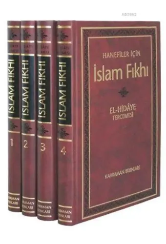 İslam Fıkhı El - Hidaye Tercemesi (4 Cilt, Şamua)
