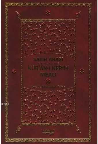 Satır Arası Kelime Kelime Kur'an-ı Kerim Meali (2 Cilt Bir Arada - Hafız Boy)