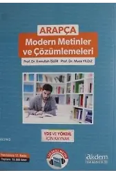Arapça Modern Metinler ve Çözümlemesi