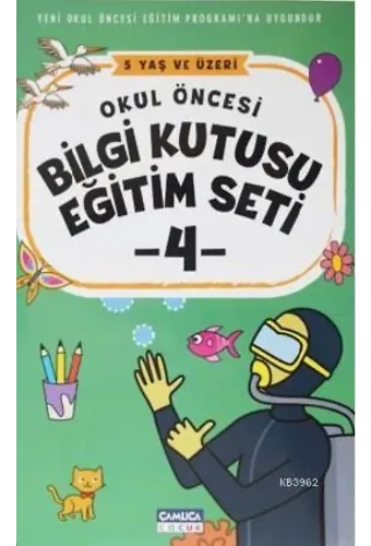 Okul Öncesi Bilgi Kutusu Eğitim Seti - 5 Yaş ve Üzeri (4 Kitap)