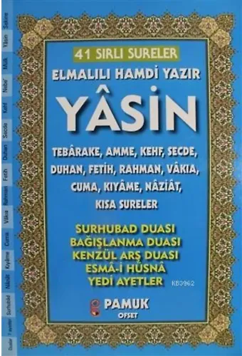 41 Sırlı Sureler Yasin Tebareke Amme Camii Boy; (Yas-226)
