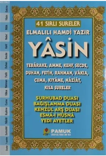 41 Sırlı Sureler Yasin; (Kod: 206)
