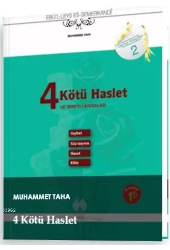 4 Kötü Haslet (Cep Boy) Gönül Kitapları 2 ve İbretli Kıssalar