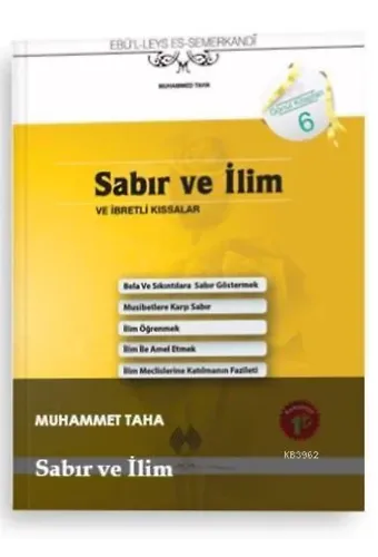Sabır ve İlim (Cep Boy) Gönül Kitapları 6 ve İbretli Kıssalar