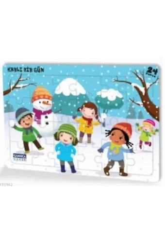 Karlı Bir Gün - (Eğlenceli Puzzle 4)