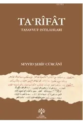 Tarifat; Tasavvuf Istılahları