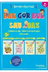 Benden Kaçmaz Set (4 Kitap Takım); Odaklanma, Algı-Dikkat ve Konsantrasyon Bulmacaları