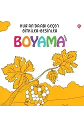 Kuranda Adı Geçen Bitkiler Besinler Boyama Kitabı