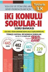 İki Konulu Sorular - II Soru Bankası; Türkçe-Sayısal İki Konulu Sorular