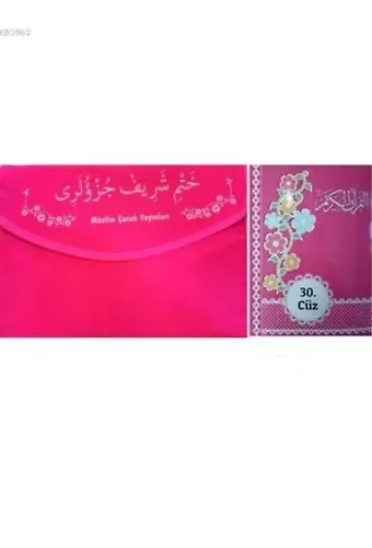 Rahle Boy Hatim Seti (Pembe Kapak, Çantalı, Şamua)