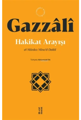 Hakikat Arayışı;El-münkız Mine'd-dalal