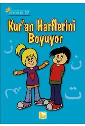 Ahmet İle Elif Kuran Harflerini Boyuyor