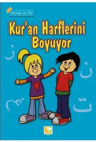Ahmet İle Elif Kuran Harflerini Boyuyor