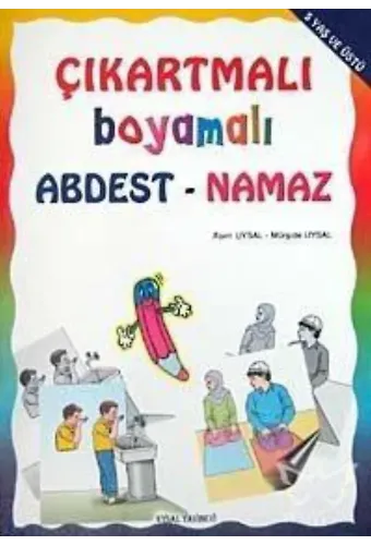 Çıkartmalı Boyamalı Abdest - Namaz