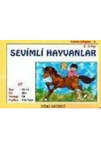 Karton Kitap-6-Sevimli Hayvanlar; (2-5 Yaş)