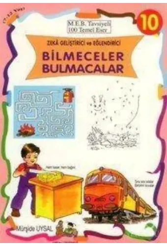 Bilmeceler (10 Kitap, Takım) 8 Yaş ve Üstü (b. Boy)