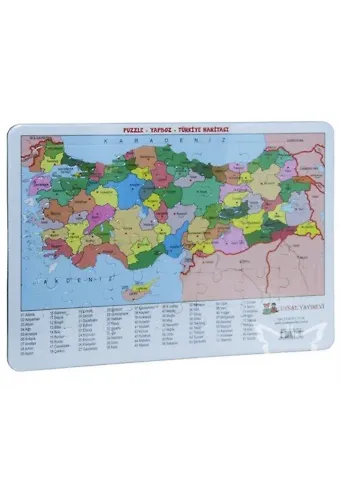 Yapboz 12 - Türkiye Haritası