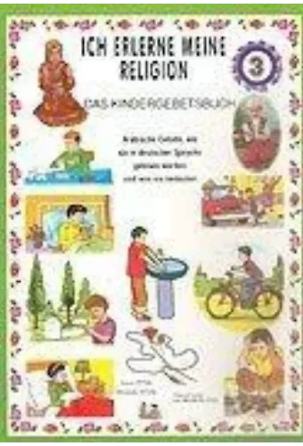 Dinimi Öğreniyorum 3 - Çocuğun Dua Kitabı (Almanca) (Kod: 167) Ich Lerne Den Islam 3 - Das Kındergebetsbuch