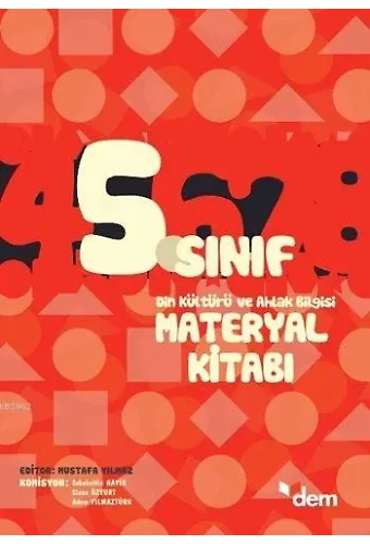 5. Sınıf Din Kültürü ve Ahlâk Bilgisi Materyal Kitabı