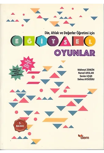 Din, Ahlak ve Değerler Öğretimi İçin Eğitsel Oyunlar