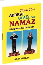 7den 70e| Abdest, Gusül ve Namaz; kod-012 (kuşe,Cep Boy)