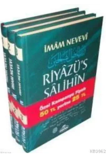 Riyazü's Salihin (Tek Cilt Küçük Boy-Şamua-Ciltli)