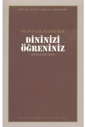 Dininizi Öğreniniz; Gençler İçin