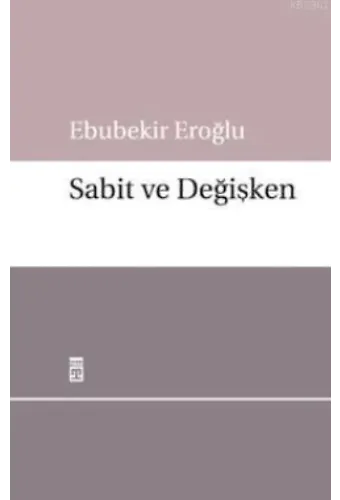 Sabit ve Değişken