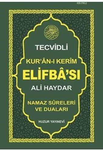 Ali Haydar Tecvidli Kur'an-ı Kerim Elifba'sı