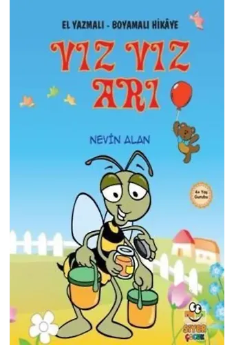 Vız Vız Arı; El Yazmalı Boyamalı Hikaye