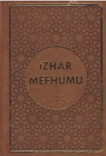 İzhar Mefhumu Kelime Manalı (Ciltli)