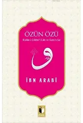 Özün Özü; Risâle-i Lübbü'l Lüb ve Sırru's Sır