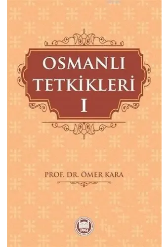 Osmanlı Tetkikleri - 1