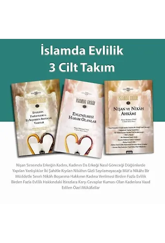 İslamda Evlilik Serisi 3 Kitap Set