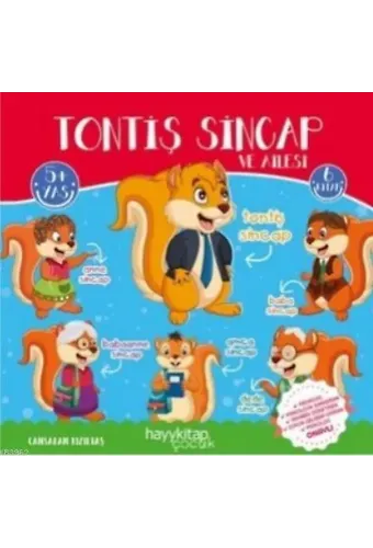 Tontiş Sincap ve Ailesi 6'lı Öykü Seti