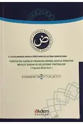 2. Uluslararası Arapça Öğretimini Geliştirme Sempozyumu; Türkiye'de Hazırlık Programlarında Arapça Öğretimi Mevcut Durum ve Geliştirme Yöntemleri (Toplantı B
