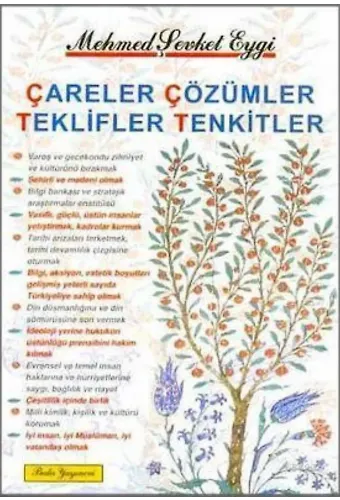 Çareler - Çözümler - Teklifler - Tenkitler