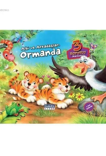 Albi ve Arkadaşları Ormanda (Ciltli - 3 Boyutlu ve Hareketli)