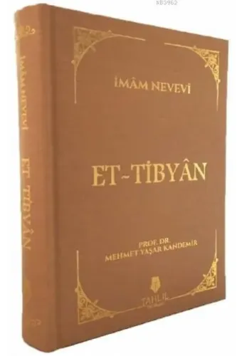 El-Tibyân; ( Bez Cilt Kapak )