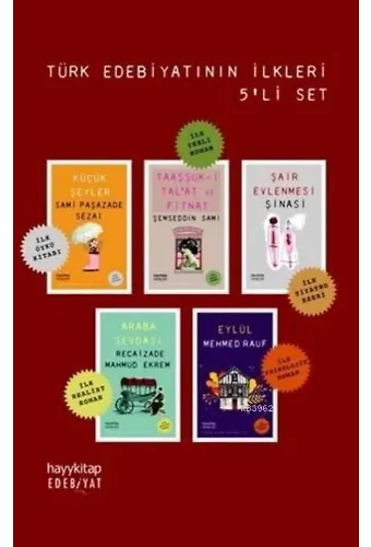 Türk Edebiyatının İlkleri Seti (5 Kitap Takım)