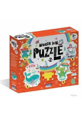 Minikler İçin Puzzle - 2 (Kutulu)