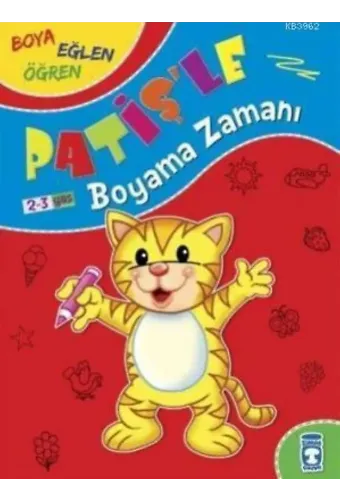 Patiş'le Boyama Zamanı; Boya Tanı Öğren, +2 Yaş
