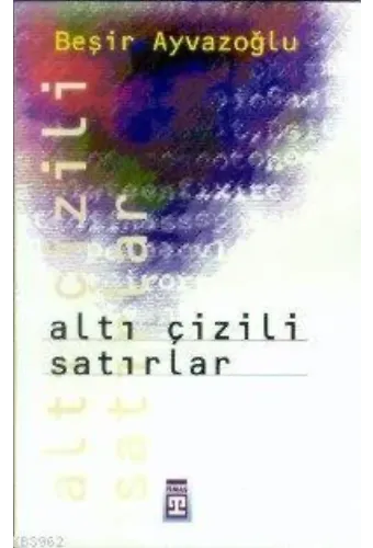 Altı Çizili Satırlar