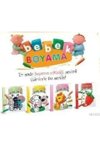 Bebek Kitapları Boyama Serisi (4 Kitap)
