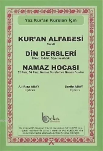 Yaz Kur'an Kursları İçin Kur'an Alfabesi - Din Dersleri - Namaz Hocası