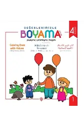 Değerlerimizle Boyama Kitabı ;Paylaşma Yardımlaşma Hoşgörü