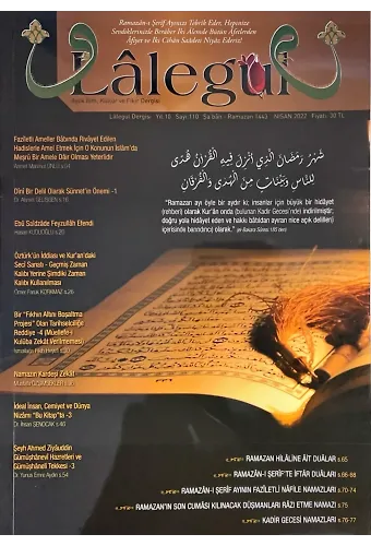 Lalegül Dergisi Nisan 2022 Sayısı
