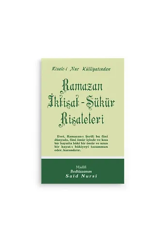 Ramazan-İktisat-Şükür Risaleleri