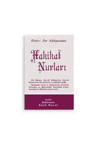 Hakikat Nurları Cep Boy (8x12)