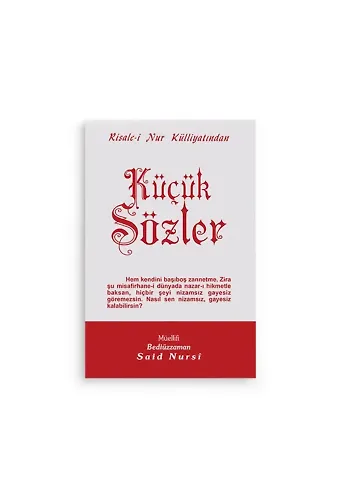 Küçük Sözler Cep Boy (8x12)
